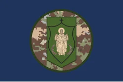 Прапор ОВЗ НГУ (об'єднаний вузол зв'язку НГУ). Варіант-14 Прапор ОВЗ НГУ (об'єднаний вузол зв'язку НГУ). Варіант-14