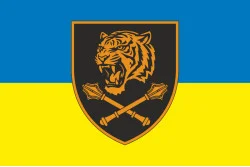 Прапор ОКС (об'єднане командування сил) швидкого реагування ЗСУ. Варіант-01 Прапор ОКС (об'єднане командування сил) швидкого реагування ЗСУ. Варіант-01