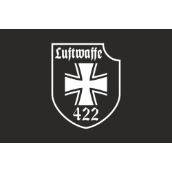 Флаг 422 ОПБпС (отдельный полк беспилотных систем) «Luftwaffe» ВСУ. Вариант-05 Флаг 422 ОПБпС (отдельный полк беспилотных систем) «Luftwaffe» ВСУ. Вариант-05