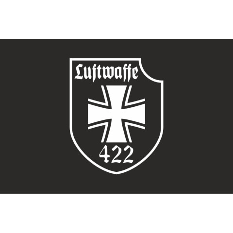 Прапор 422 ОПБпС (окремий полк безпілотних систем) «Luftwaffe» ЗСУ. Варіант-05 Прапор 422 ОПБпС (окремий полк безпілотних систем) «Luftwaffe» ЗСУ. Варіант-05