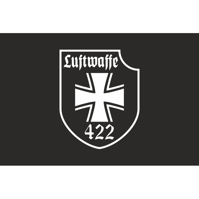 Флаг 422 ОПБпС (отдельный полк беспилотных систем) «Luftwaffe» ВСУ. Вариант-05 Флаг 422 ОПБпС (отдельный полк беспилотных систем) «Luftwaffe» ВСУ. Вариант-05