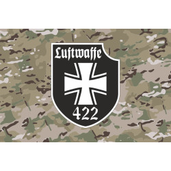 Прапор 422 ОПБпС (окремий полк безпілотних систем) «Luftwaffe» ЗСУ. Варіант-12 Прапор 422 ОПБпС (окремий полк безпілотних систем) «Luftwaffe» ЗСУ. Варіант-12