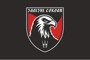 Прапор ББпС «Залізні соколи» 67 ОМБр ЗСУ. Варіант-09 Прапор ББпС «Залізні соколи» 67 ОМБр ЗСУ. Варіант-09
