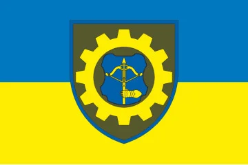 Прапор 511 ОРВБ (окремий ремонтно-відновлювальний батальйон) ЗСУ. Варіант-01