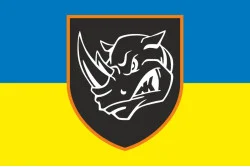 Флаг 4 ОТБр (отдельная танковая бригада) ВСУ. Вариант-08