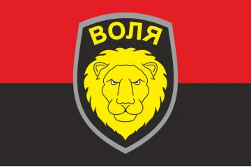 Флаг 3 БТрО (батальон территориальной обороны) ВСУ «ВОЛЯ». Вариант-02