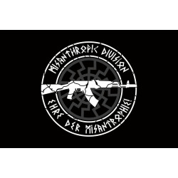 Флаг Misanthropic Division. Вариант-03 Флаг Misanthropic Division. Вариант-03