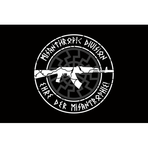 Флаг Misanthropic Division. Вариант-03 Флаг Misanthropic Division. Вариант-03