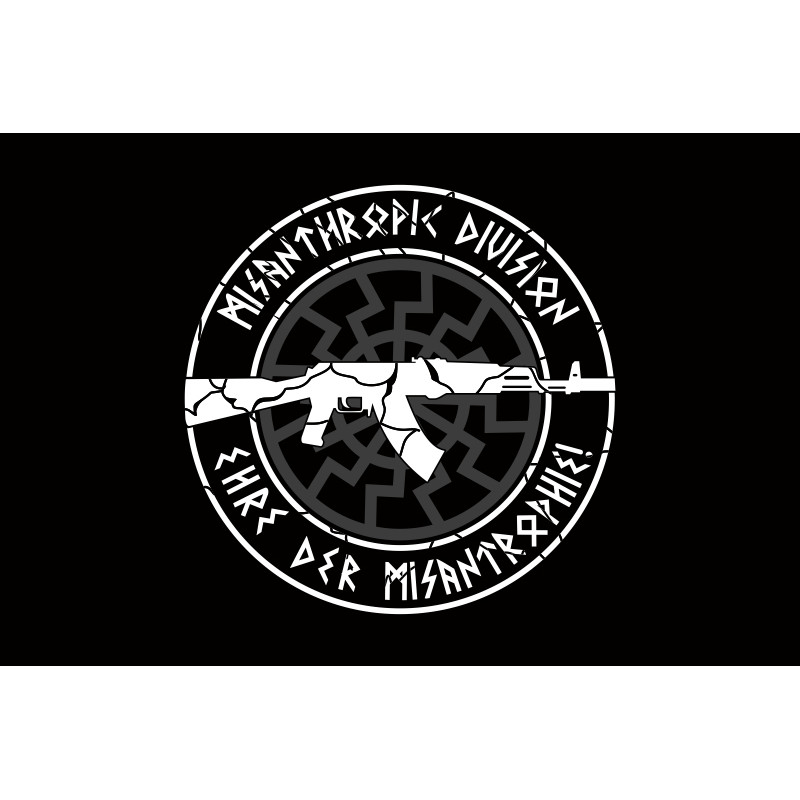 Флаг Misanthropic Division. Вариант-03 Флаг Misanthropic Division. Вариант-03