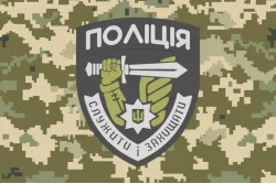 Прапор НПУ «Служити і захищати». Варіант-03 Прапор НПУ «Служити і захищати». Варіант-03