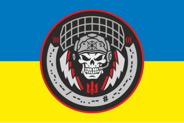Флаг Связиста ВСУ. Вариант-01