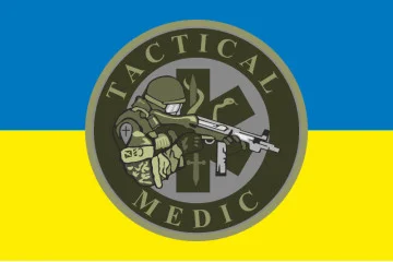 Флаг Тактического медика ВСУ. Вариант-01 Флаг Тактического медика ВСУ. Вариант-01