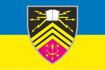 Флаг Военного колледжа сержантского состава ВИТИ. Вариант-02 Флаг Военного колледжа сержантского состава ВИТИ. Вариант-02