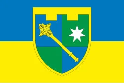 Прапор Регіонального управління Сил ТрО «Схід» ЗСУ. Варіант-01 Прапор Регіонального управління Сил ТрО «Схід» ЗСУ. Варіант-01