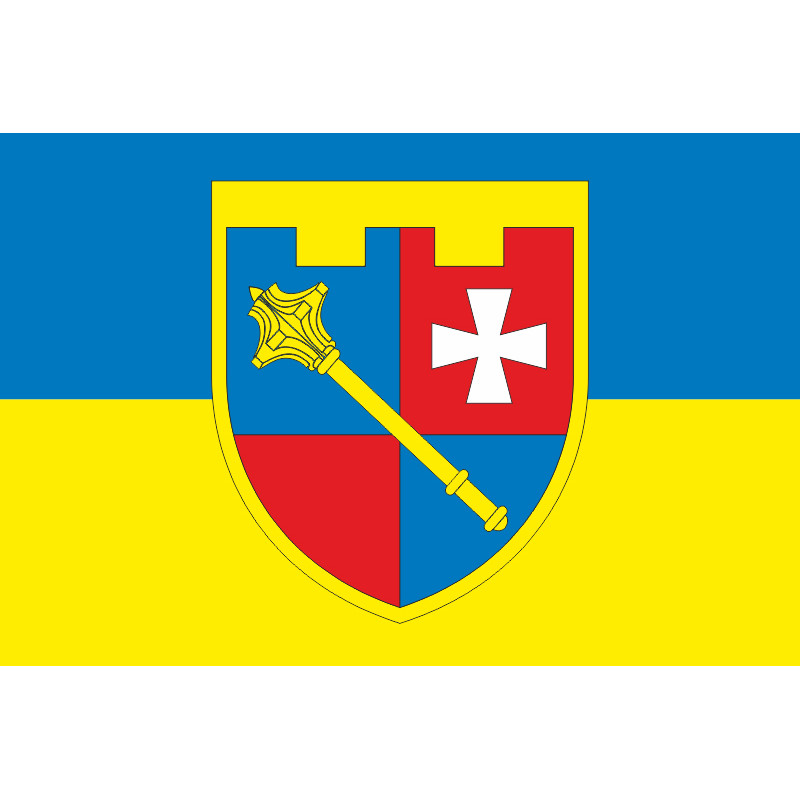 Прапор Регіонального управління Сил ТрО «Захід» ЗСУ. Варіант-01 Прапор Регіонального управління Сил ТрО «Захід» ЗСУ. Варіант-01
