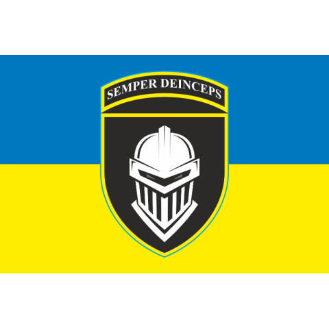 Флаг 3 ОТБр (отдельная танковая бригада) ВСУ. Вариант-08