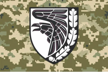 Прапор 93 ОМБр (окрема механізована бригада) ЗСУ. Варіант-12