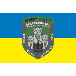 Флаг 1 ОШР (первая отдельная штурмовая рота) ДУК ПС. Вариант-04