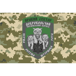 Флаг 1 ОШР (первая отдельная штурмовая рота) ДУК ПС. Вариант-06