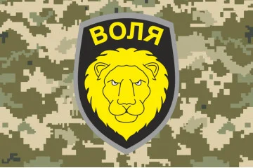 Флаг 3 БТрО (батальон территориальной обороны) ВСУ «ВОЛЯ». Вариант-05