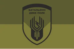 Прапор ОБСП (окремий батальйон спеціального призначення) ЗСУ «Дике поле». Варіант-02 Прапор ОБСП (окремий батальйон спеціального призначення) ЗСУ «Дике поле». Варіант-02