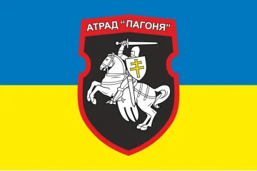 Флаг отряда «Погоня» ВСУ. Вариант-02