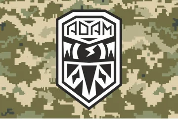 Флаг Сводной тактической группы «Адам» ВСУ. Вариант-04