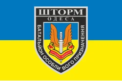 Флаг БПСМОН «Шторм» ГУ МВД. Вариант-07