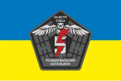 Флаг РБ (разведывательный батальон) 5 ОШБр ВСУ. Вариант-02 Флаг РБ (разведывательный батальон) 5 ОШБр ВСУ. Вариант-02