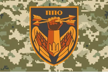 Флаг «ПВО Украины». Вариант-06