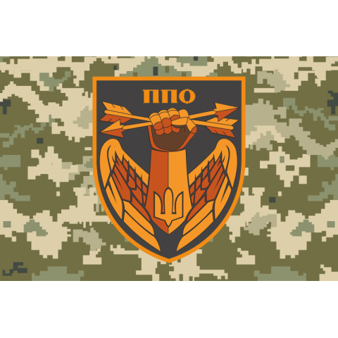 Прапор «ППО України». Варіант-06
