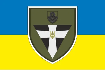 Флаг 59 ОМПБр (отдельная мотопехотная бригада) ВСУ. Вариант-09 Флаг 59 ОМПБр (отдельная мотопехотная бригада) ВСУ. Вариант-09