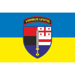 Прапор 2 батальйону Інтернаціонального легіону України. Варіант-01 Прапор 2 батальйону Інтернаціонального легіону України. Варіант-01