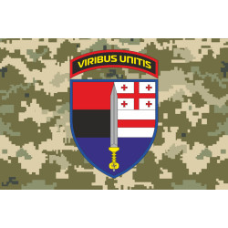 Прапор 2 батальйону Інтернаціонального легіону України. Варіант-02 Прапор 2 батальйону Інтернаціонального легіону України. Варіант-02