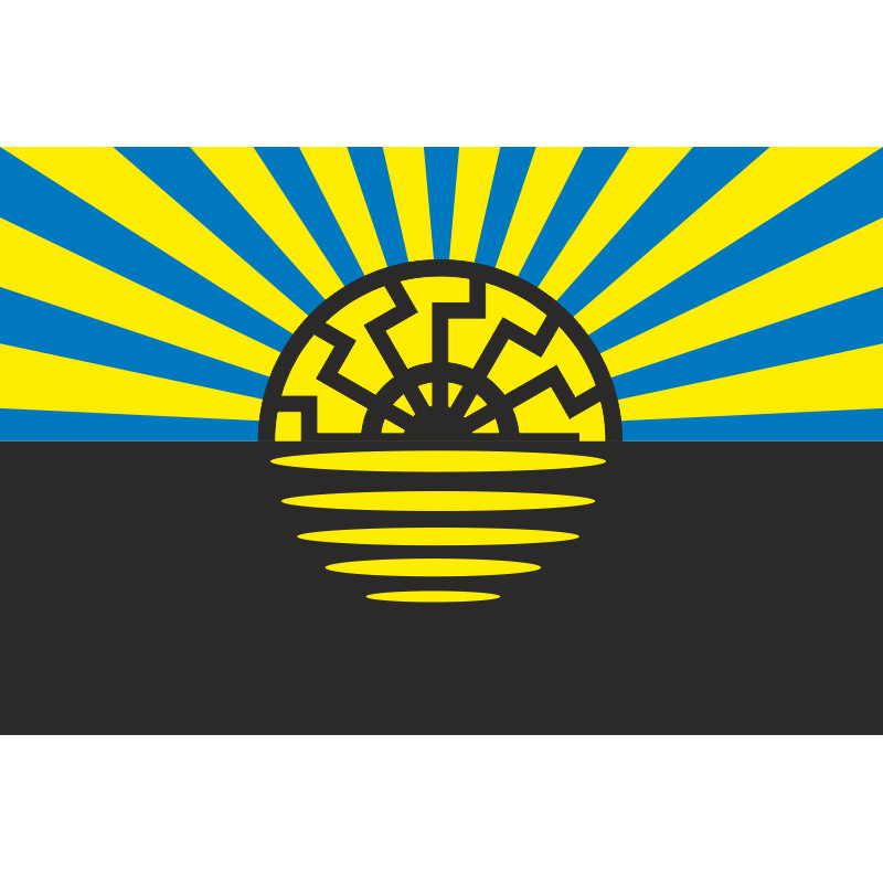 Флаг Донецкой области Украины (мотивационный) Флаг Донецкой области Украины (мотивационный)