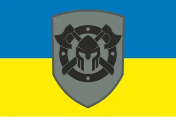 Флаг 32 ОМБр (отдельная механизированная бригада) ВСУ. Вариант-01 Флаг 32 ОМБр (отдельная механизированная бригада) ВСУ. Вариант-01