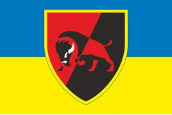 Прапор 22 ОМБр (окрема механізована бригада) ЗСУ. Варіант-01