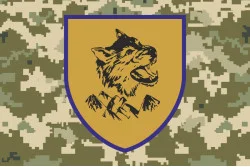 Прапор 33 ОМБр (окрема механізована бригада) ЗСУ. Варіант-07