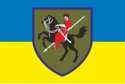 Прапор 110 ОМБр (окрема механізована бригада) ЗСУ. Варіант-09 Прапор 110 ОМБр (окрема механізована бригада) ЗСУ. Варіант-09