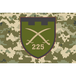 Флаг 225 ОБТрО (отдельный батальон Территориальной обороны) ВСУ. Вариант-09 Флаг 225 ОБТрО (отдельный батальон Территориальной обороны) ВСУ. Вариант-09