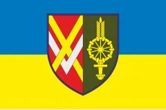 Прапор 224 ОБМТЗ (окремий батальйон матеріально-технічного забезпечення) ЗСУ. Варіант-01