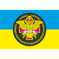 Флаг 49 ОУРБ (отдельный учебный разведывательный батальон) 184 УЦ НАСВ ВСУ