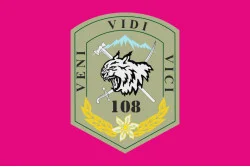 Прапор 108 ОГШБ (окремий гірсько-штурмовий батальйон) 10 ОГШБр ЗСУ. Варіант-01