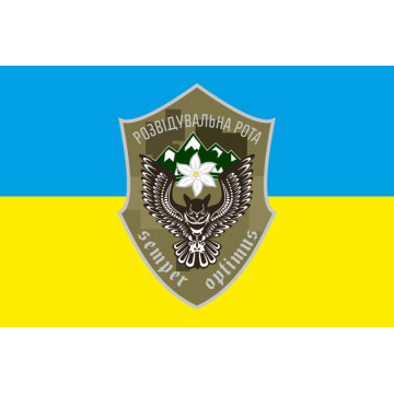 Флаг 10 ОГШБр (отдельная горно-штурмовая бригада) ВСУ, разведрота. Вариант-01 Флаг 10 ОГШБр (отдельная горно-штурмовая бригада) ВСУ, разведрота. Вариант-01