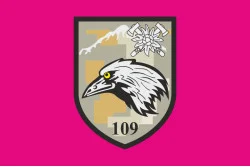 Прапор 109 ОГШБ (окремий гірсько-штурмовий батальйон) 10 ОГШБр ЗСУ. Варіант-03 Прапор 109 ОГШБ (окремий гірсько-штурмовий батальйон) 10 ОГШБр ЗСУ. Варіант-03