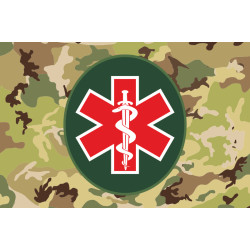 Флаг тактической медицины ВСУ. Вариант-02