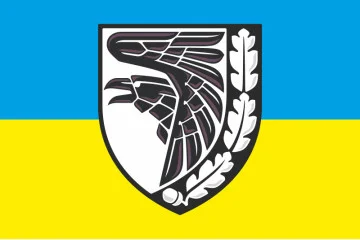 Прапор 93 ОМБр (окрема механізована бригада) ЗСУ. Варіант-06