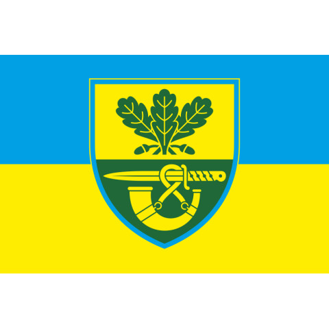 Прапор 61 ОПЄБр (окрема піхотна єгерська бригада) ЗСУ. Варіант-01