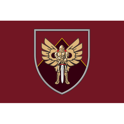 Флаг 46 ОДШБр ДШВ (Десантно-штурмовые войска) ВСУ. Вариант-06
