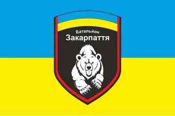 Прапор 4 БТрО (батальйону територіальної оборони) ЗСУ «Закарпаття». Варіант-01